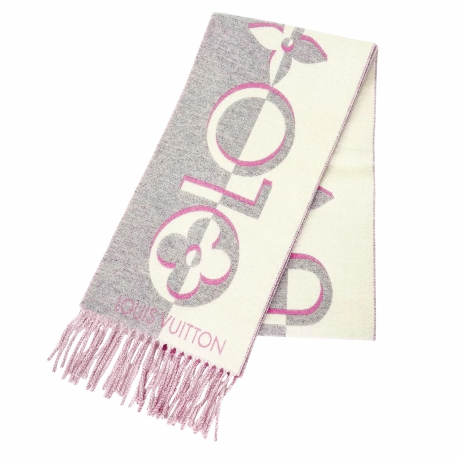 Louis Vuitton Scarf Duo Infinity Wool Cashmere Fringe Rose 205 26 cm Recommended