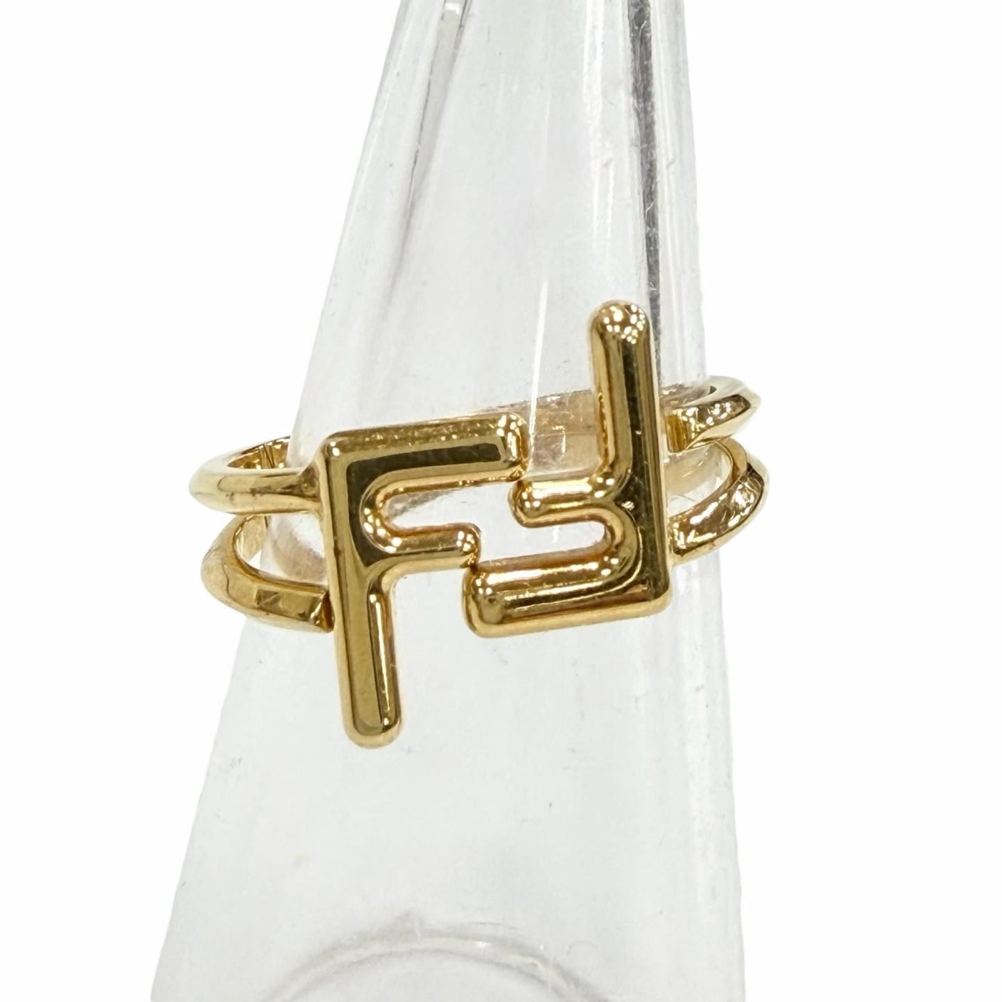 Fendi FF Ring Zucca Gold