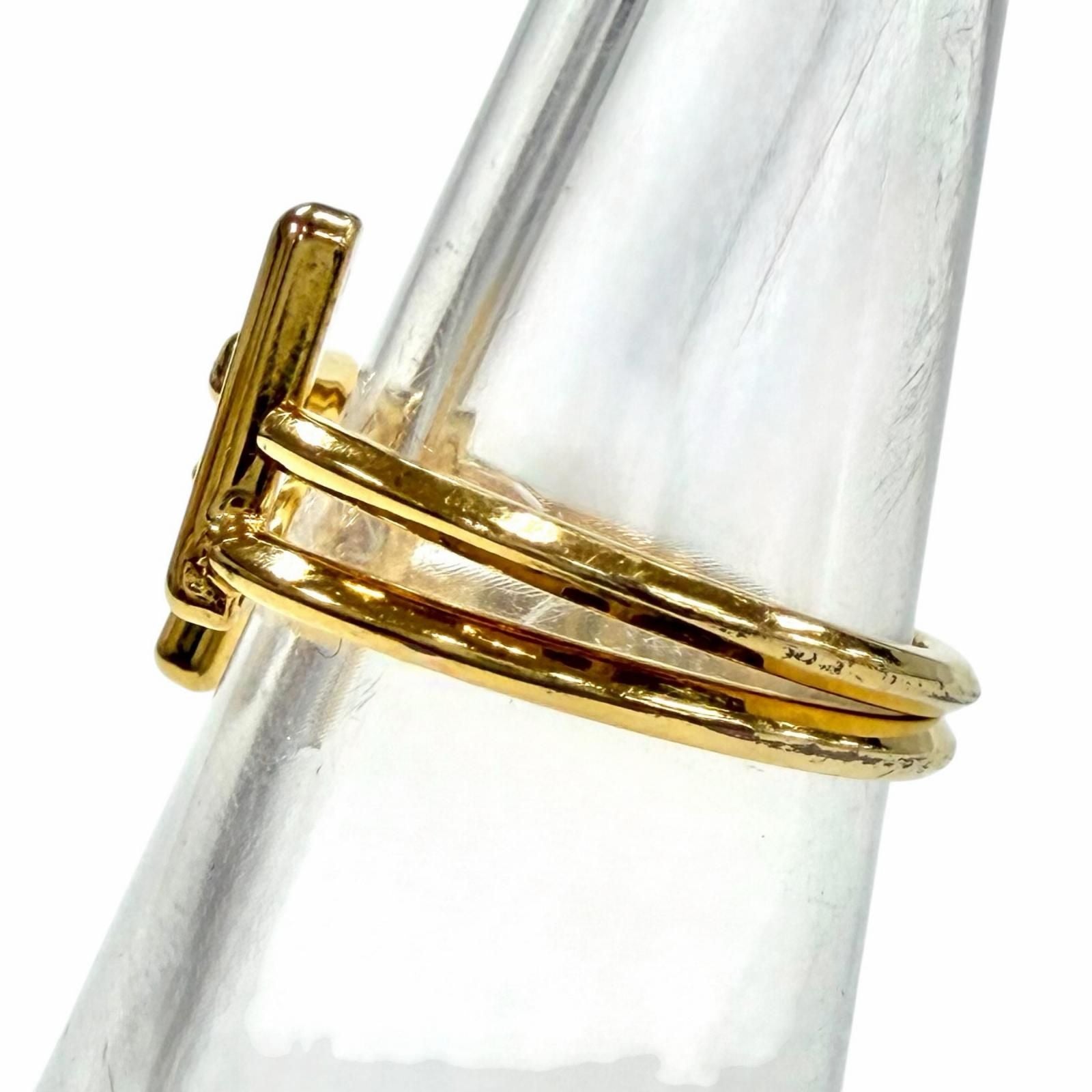 Fendi FF Ring Zucca Gold — view 3