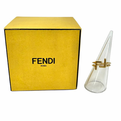Fendi FF Ring Zucca Gold — view 2
