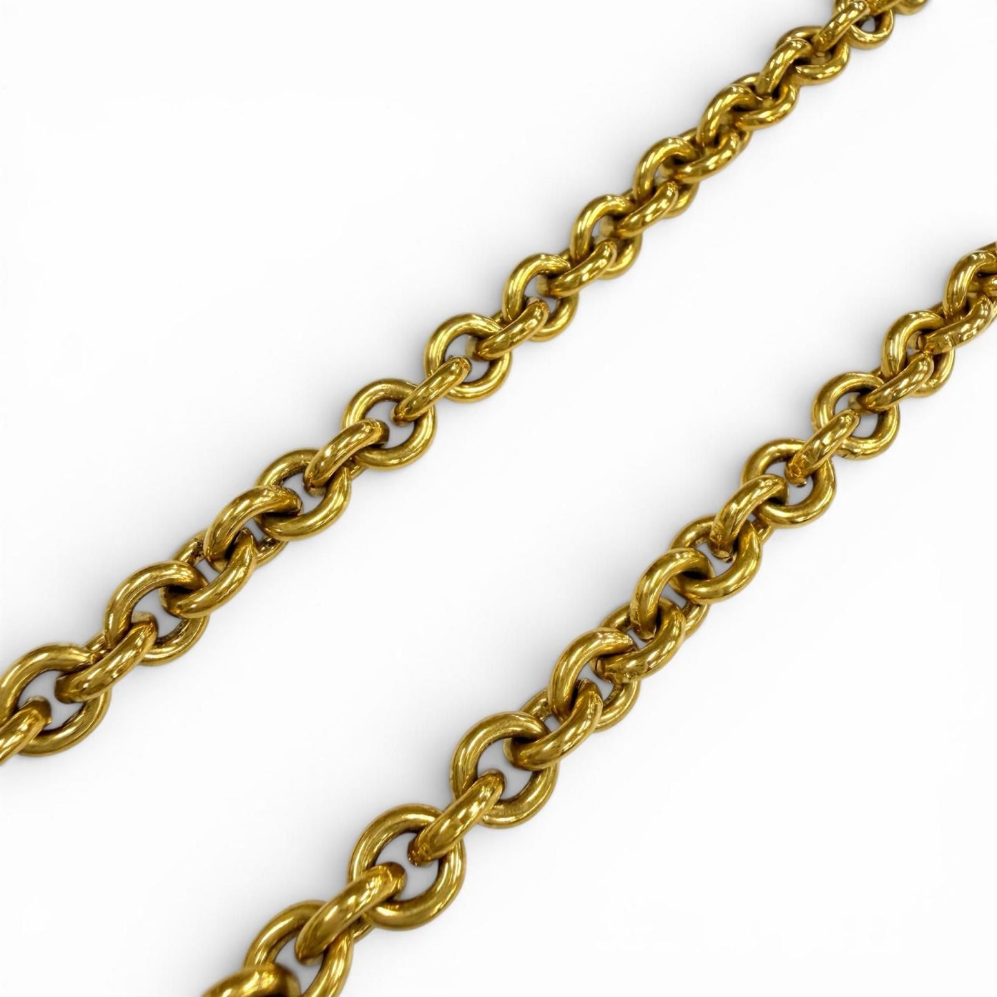 Chanel Vintage CC Logo Chain Necklace Pendant Gold — view 4