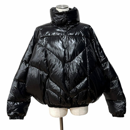 Bvlgari Pyrenex Willow Logo Patch Down Jacket Black 40