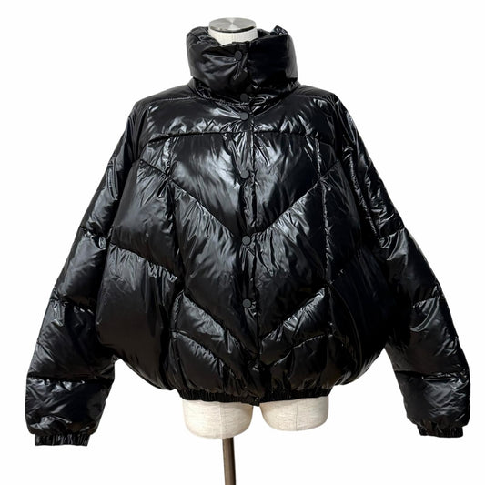 Bvlgari Pyrenex Willow Logo Patch Down Jacket Black 40