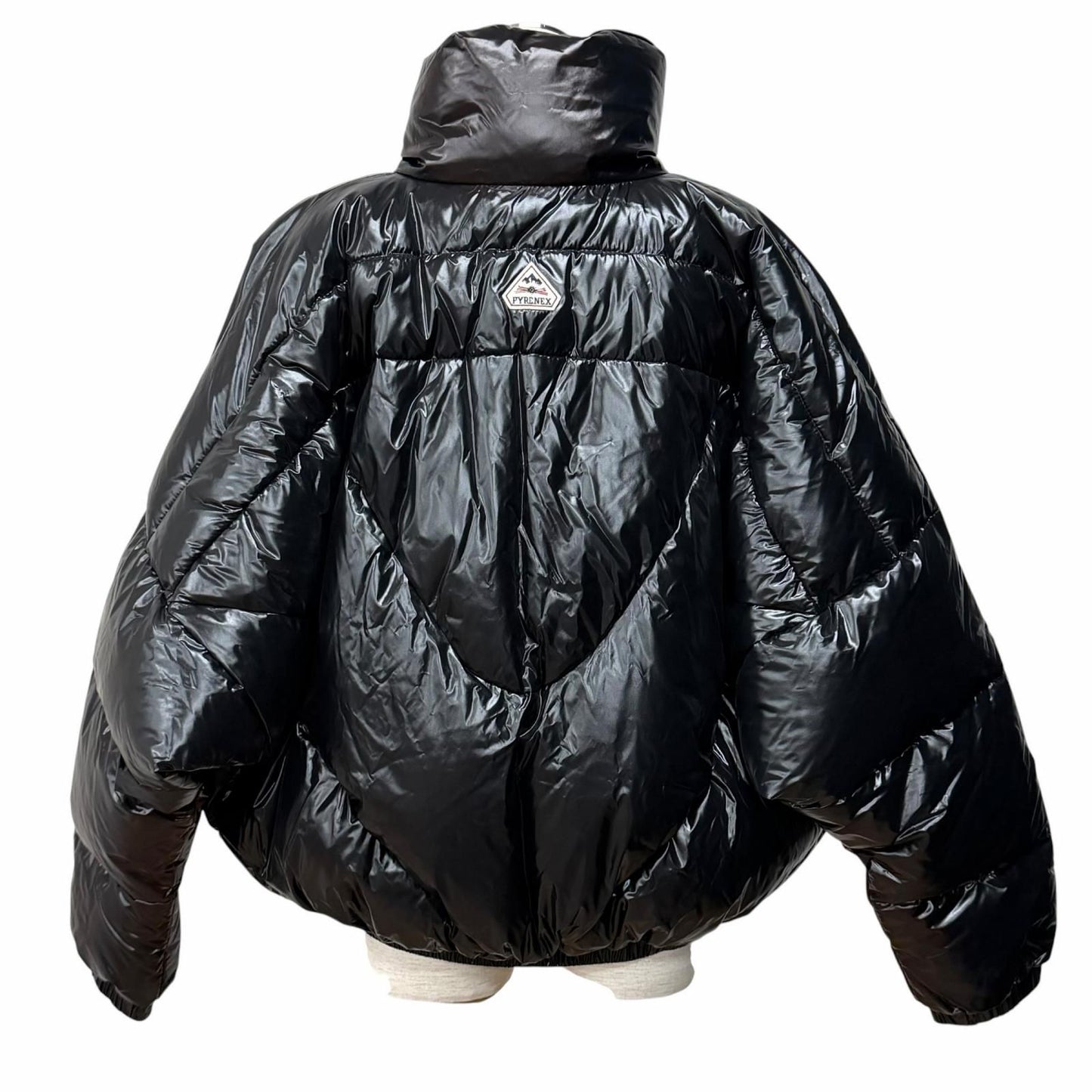 Bvlgari Pyrenex Willow Logo Patch Down Jacket Black 40 — view 3