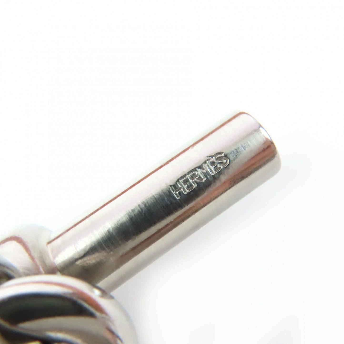 Hermes Vintage Silver Martin Margiela Era Chaine D'ancre Leather Belt Brown 70 — view 7