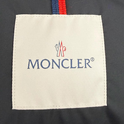 Moncler Fourmines Logo Patch with Hood Down Jacket Black 0 Garment Hanger — view 8