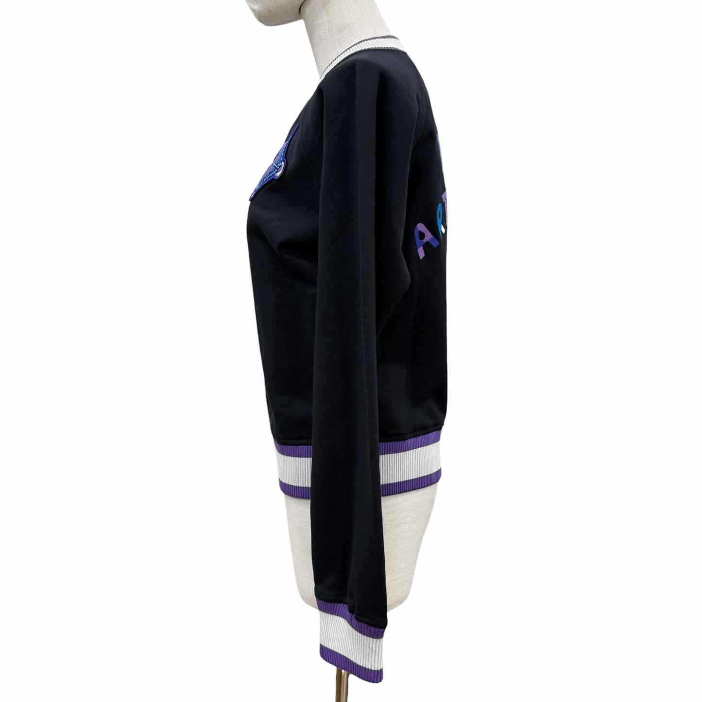 Hermes Figure Artistique Artistic Cotton 100% Sweatshirt Black 34 — view 2