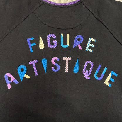Hermes Figure Artistique Artistic Cotton 100% Sweatshirt Black 34 — view 6