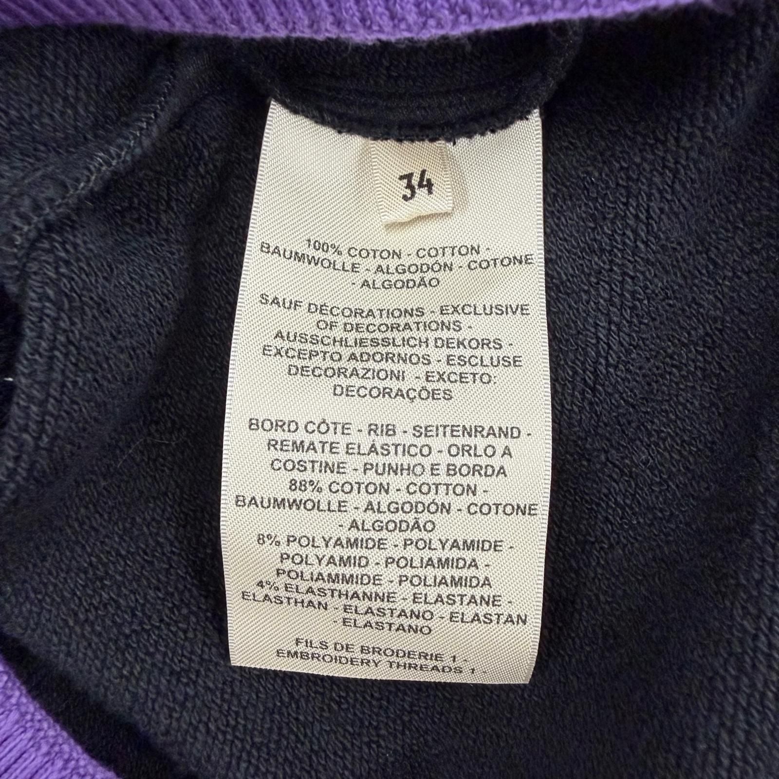 Hermes Figure Artistique Artistic Cotton 100% Sweatshirt Black 34 — view 8