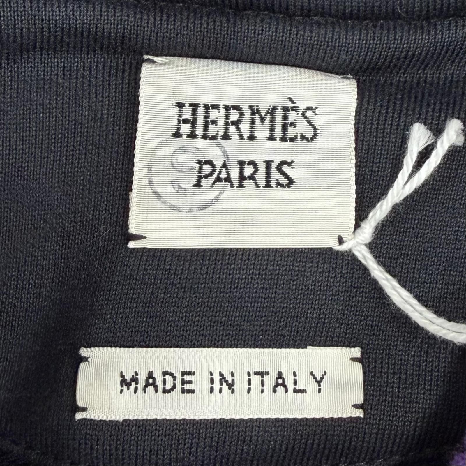Hermes Figure Artistique Artistic Cotton 100% Sweatshirt Black 34 — view 7