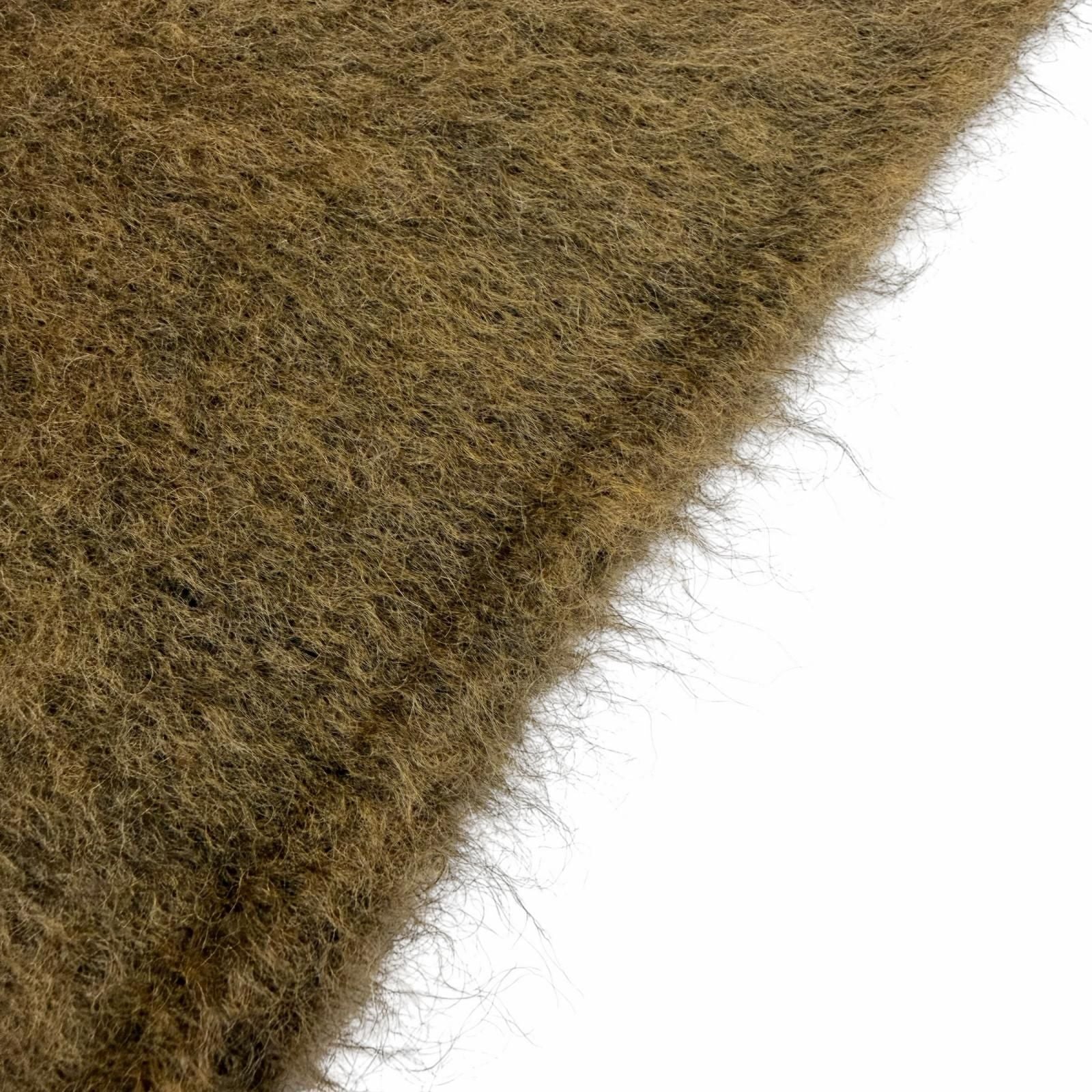 Hermes Virgin Wool Silk Mohair Long Sleeve Jagi Knit Sweater Brown 40 — view 5