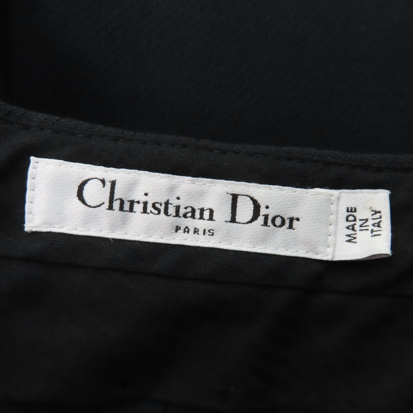 Dior Wool Cashmere Pleated Pants Black 40 — view 7