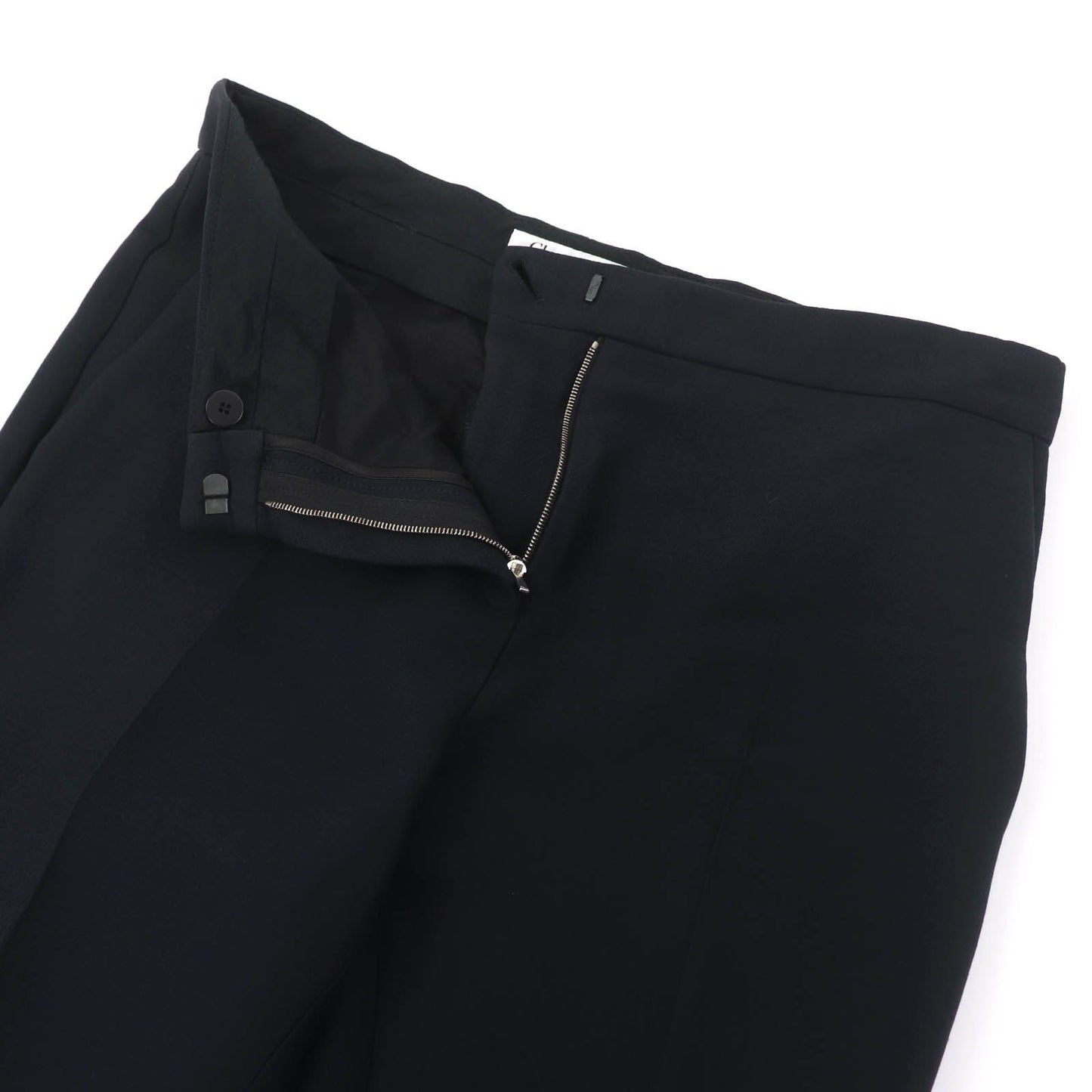 Dior Wool Cashmere Pleated Pants Black 40 — view 4