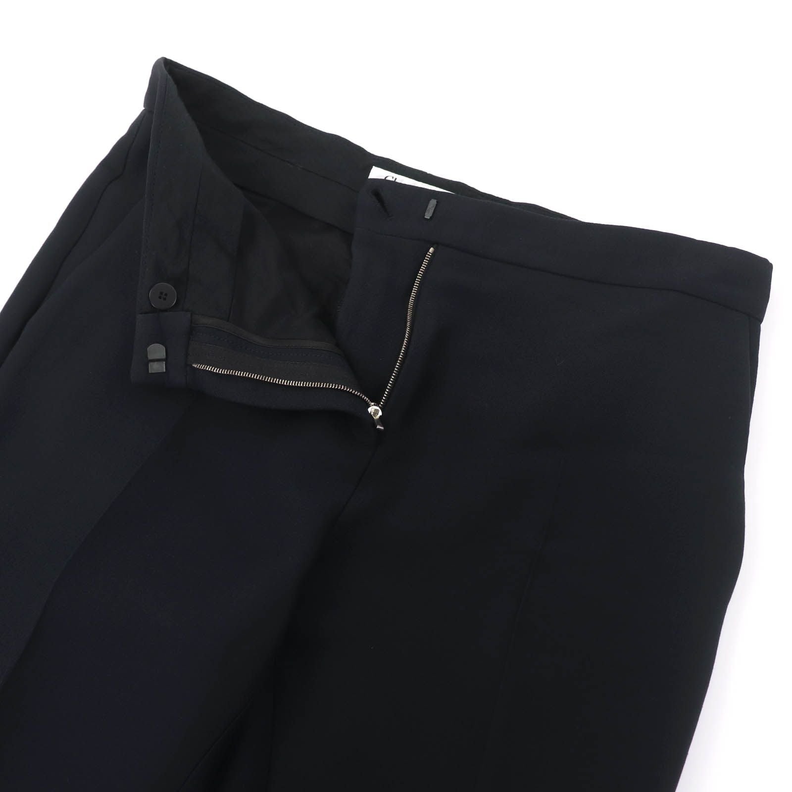 Dior Wool Cashmere Pleated Pants Black 40 — view 4