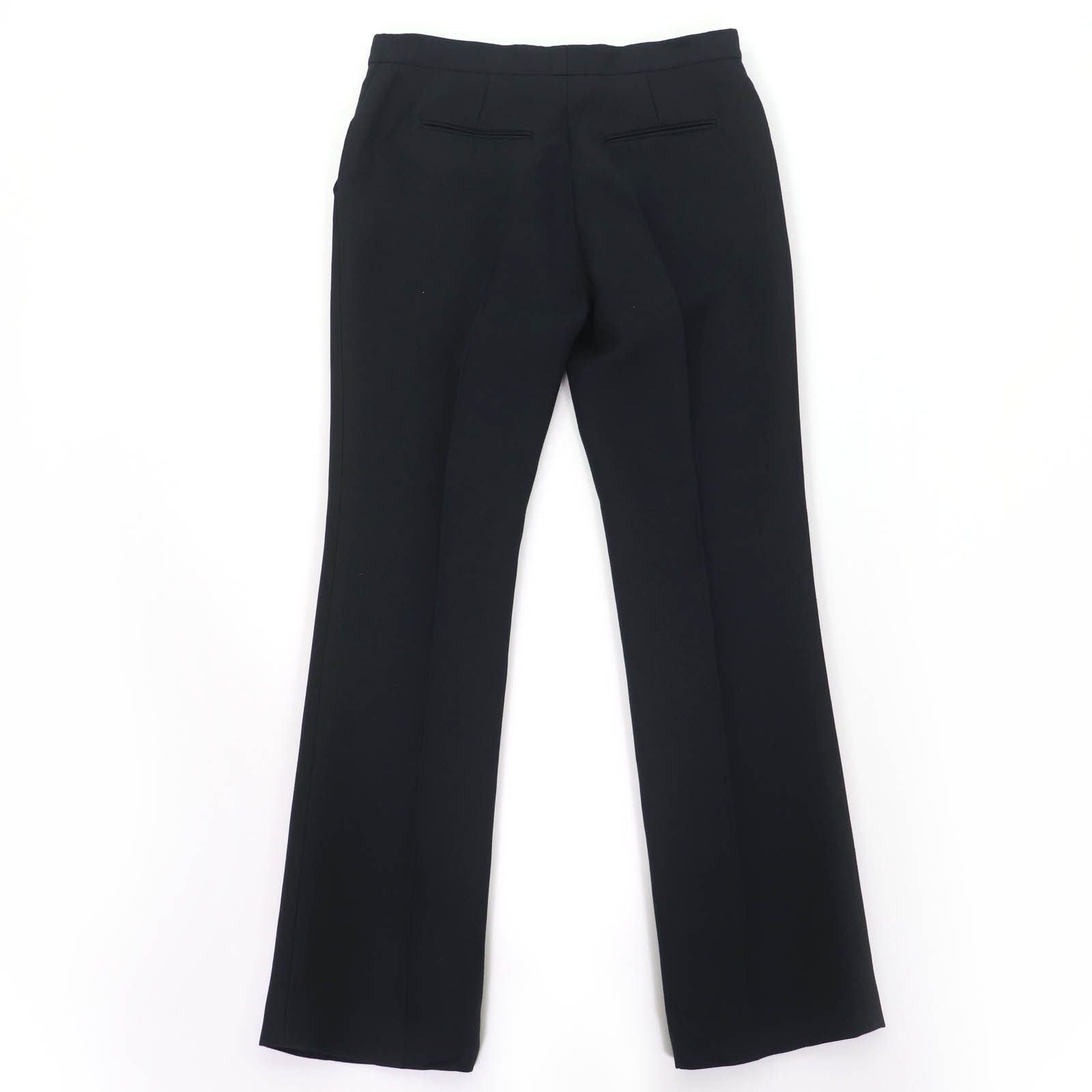 Dior Wool Cashmere Pleated Pants Black 40 — view 2