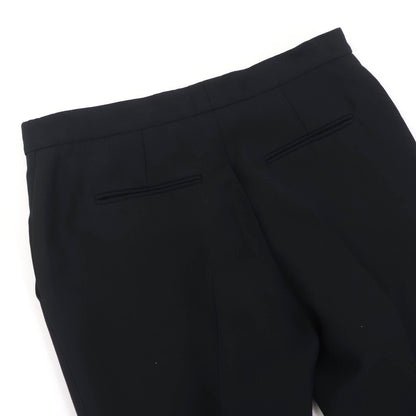 Dior Wool Cashmere Pleated Pants Black 40 — view 5