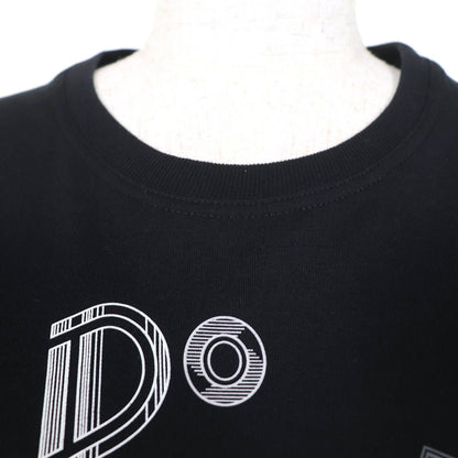 Hermes Boucles Cotton Short Sleeve Dress Black 34 — view 4