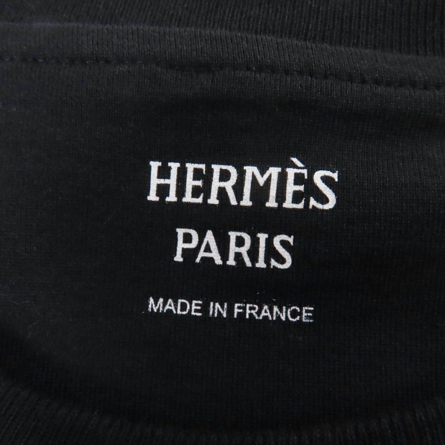 Hermes Boucles Cotton Short Sleeve Dress Black 34 — view 6