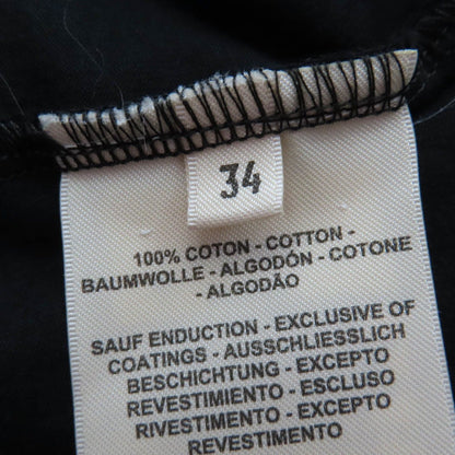 Hermes Boucles Cotton Short Sleeve Dress Black 34 — view 7