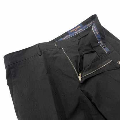 Louis Vuitton Embossed Monogram Double Breasted Suit Set Black — view 5