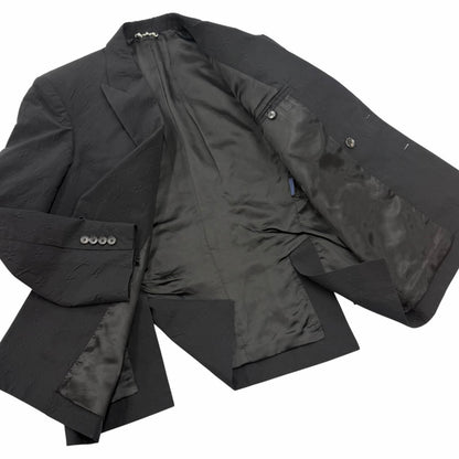 Louis Vuitton Embossed Monogram Double Breasted Suit Set Black — view 3