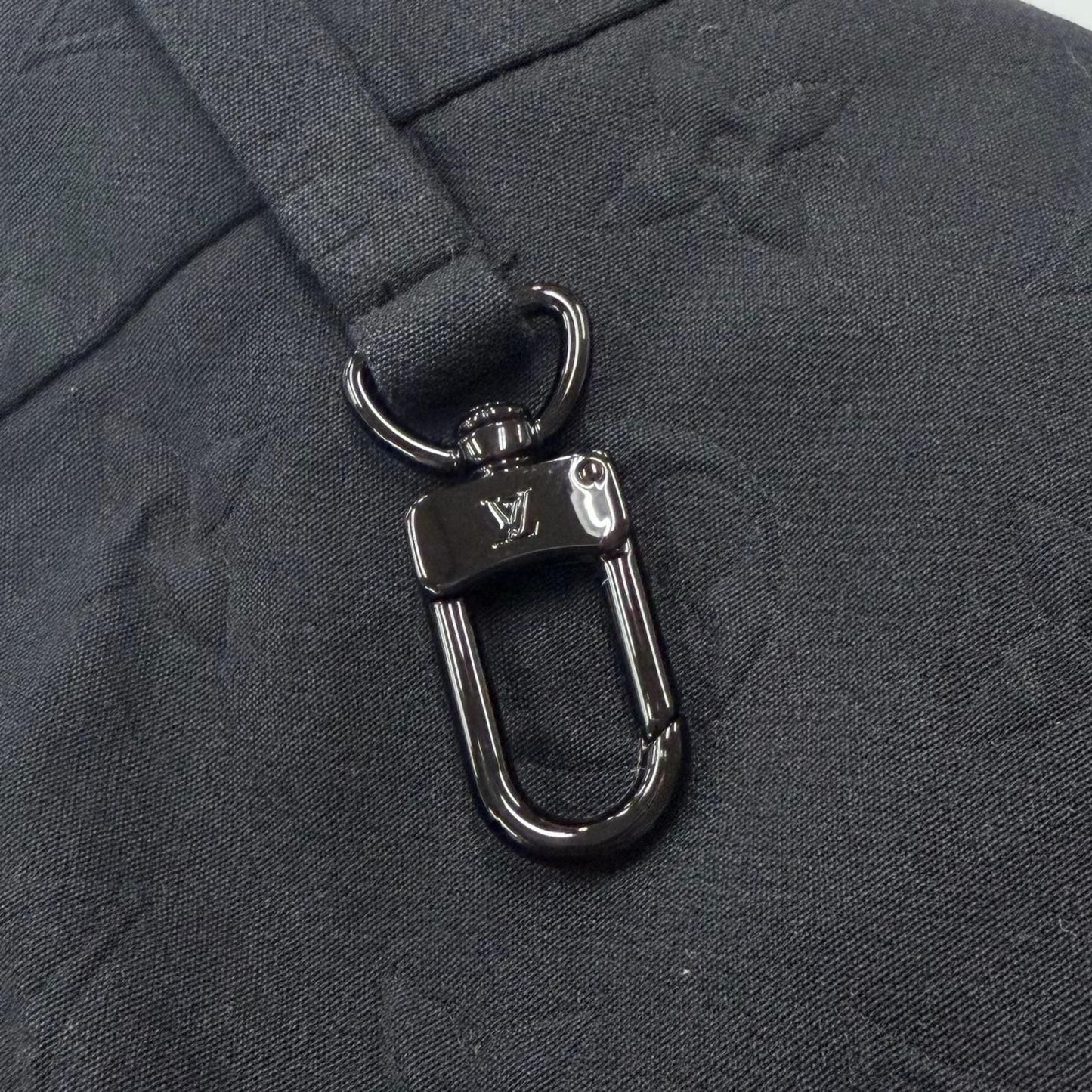 Louis Vuitton Embossed Monogram Double Breasted Suit Set Black — view 8