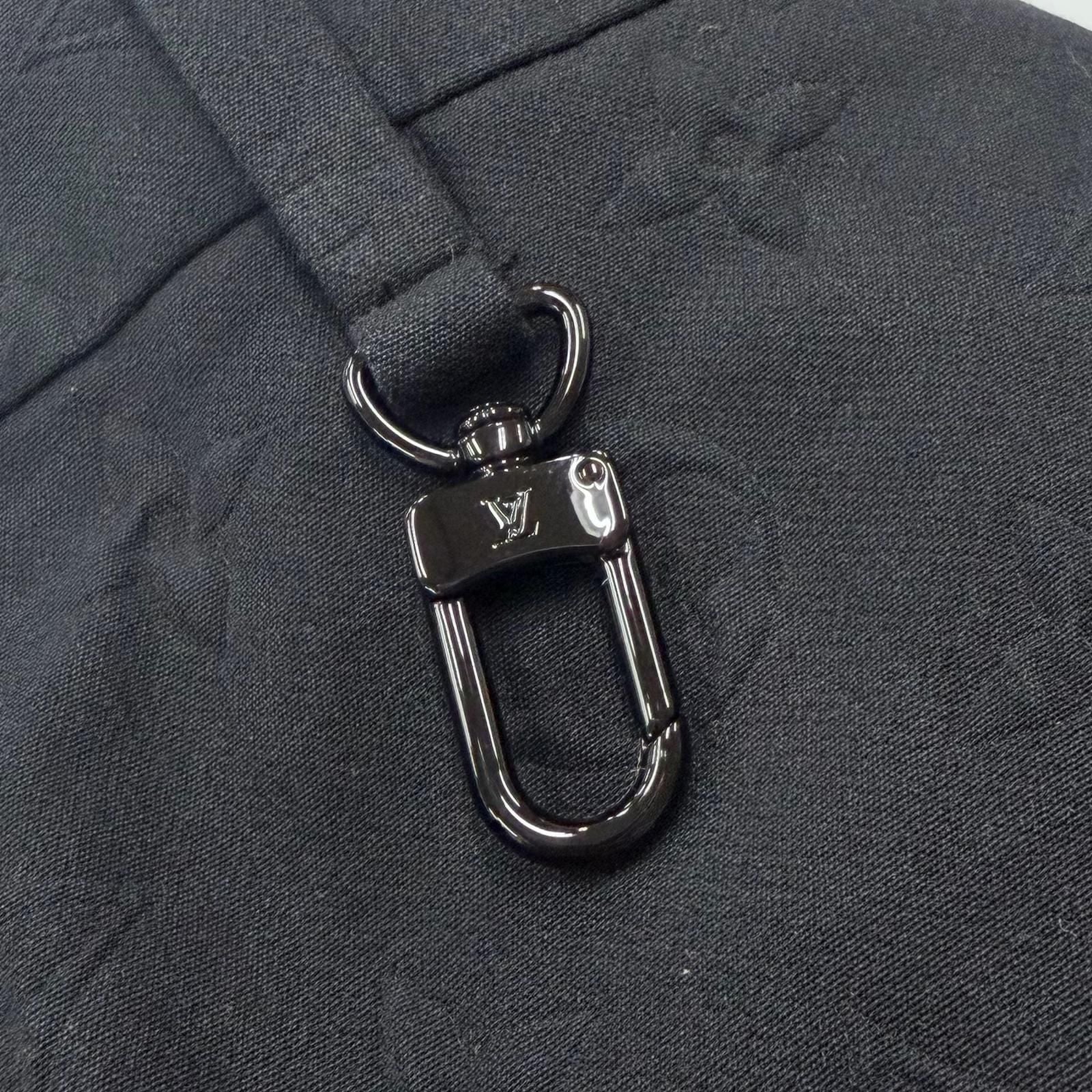 Louis Vuitton Embossed Monogram Double Breasted Suit Set Black — view 8