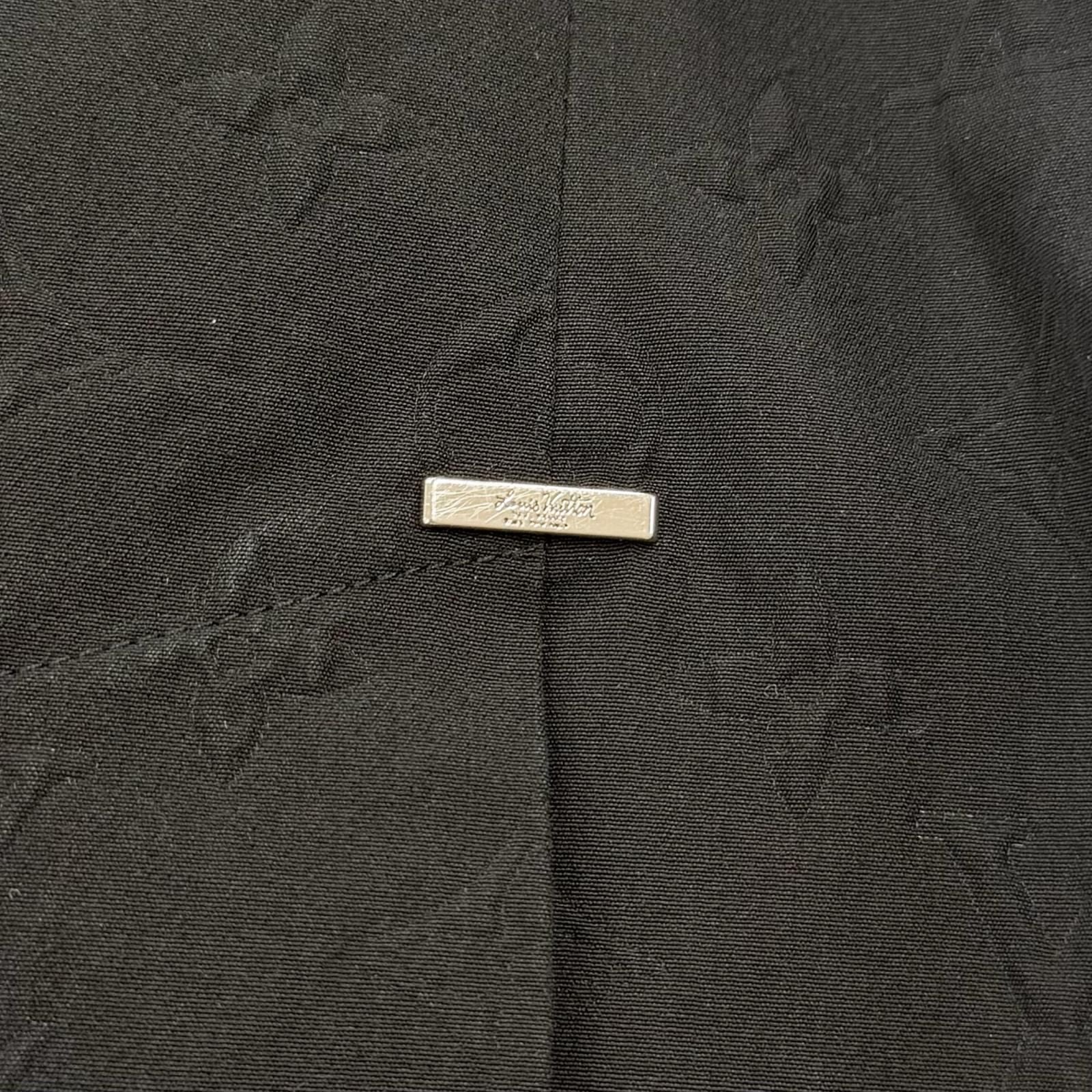 Louis Vuitton Embossed Monogram Double Breasted Suit Set Black — view 7