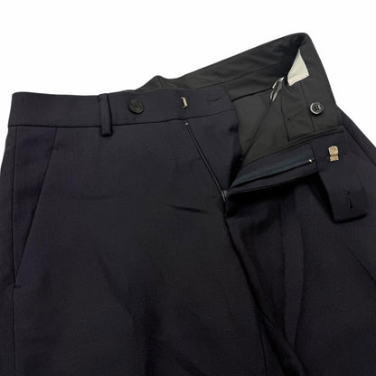 Dior Homme Wool Mohair Single Trousers Pants Navy 44 — view 3