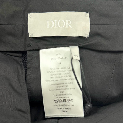 Dior Homme Wool Mohair Single Trousers Pants Navy 44 — view 5