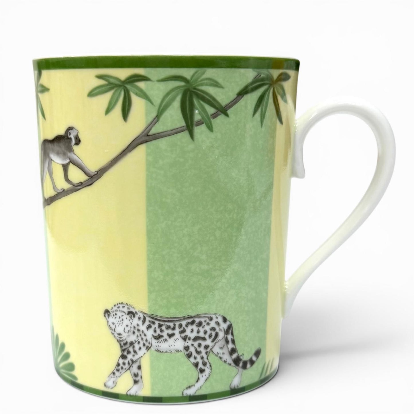Hermes African Animal Mug Cup Tableware Green
