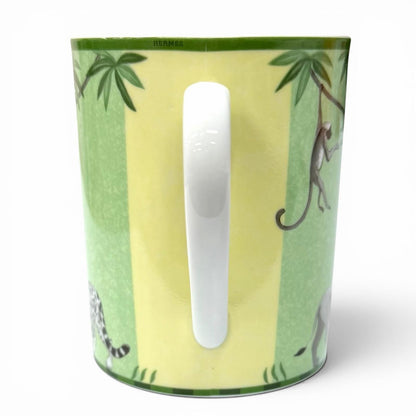 Hermes African Animal Mug Cup Tableware Green — view 4