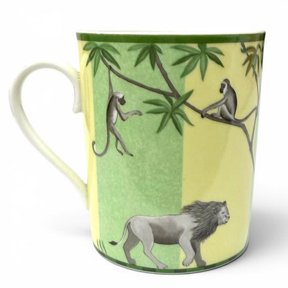 Hermes African Animal Mug Cup Tableware Green — view 3