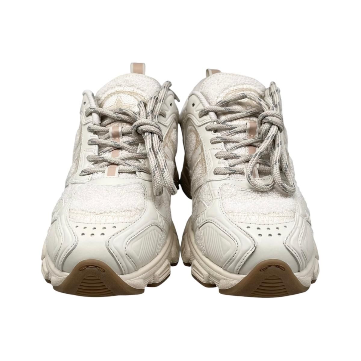 Dior Sneakers Chrono 37 Boa CD Logo White Beige — view 3