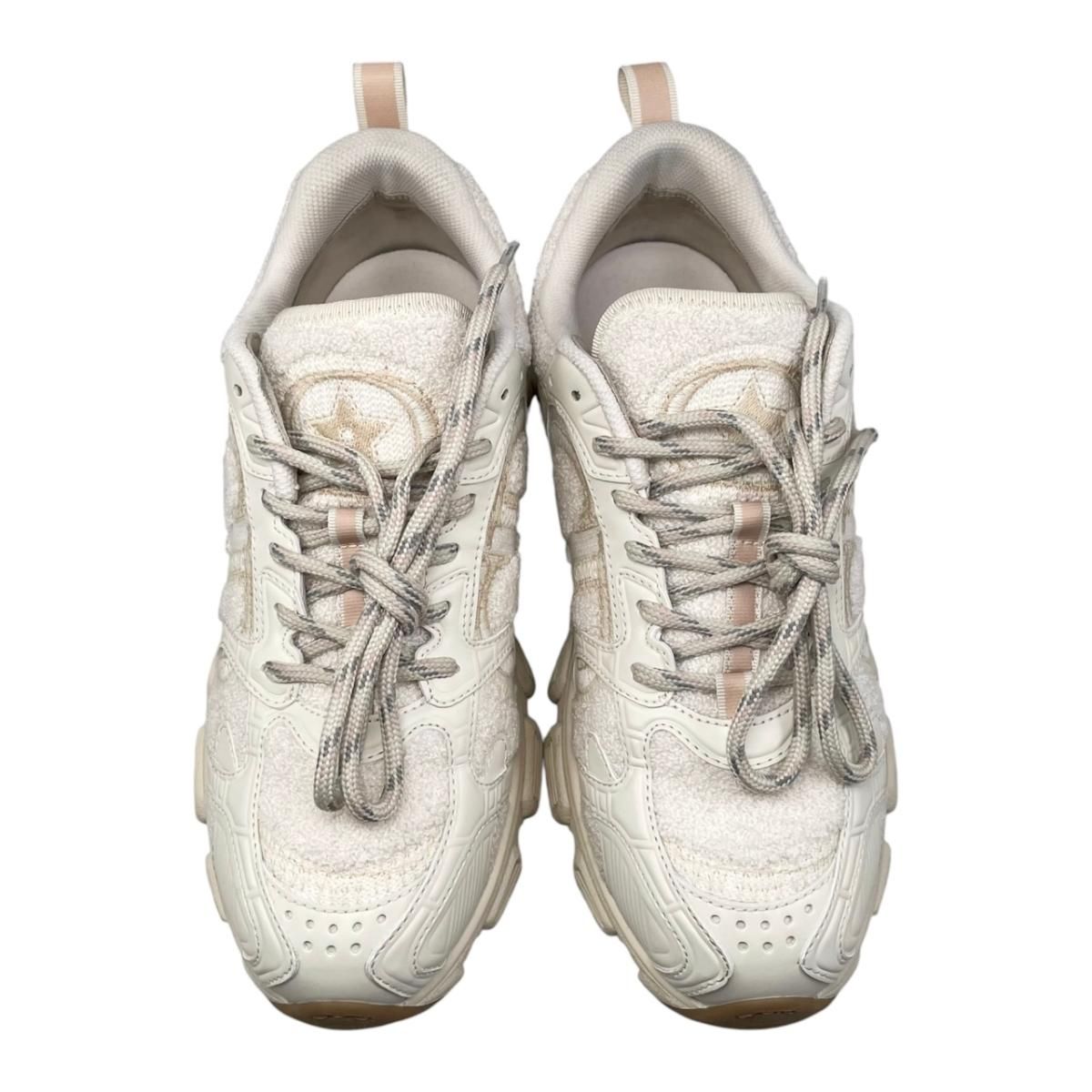 Dior Sneakers Chrono 37 Boa CD Logo White Beige — view 5