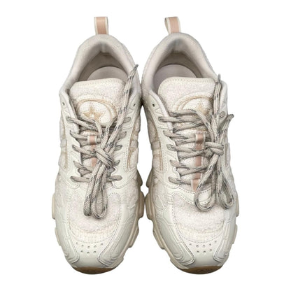 Dior Sneakers Chrono 37 Boa CD Logo White Beige — view 5