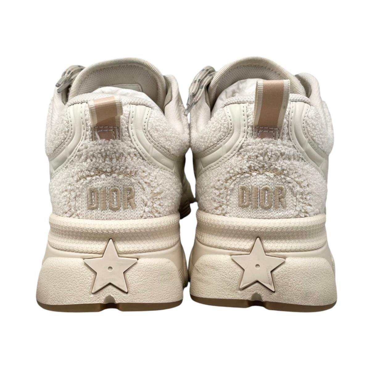 Dior Sneakers Chrono 37 Boa CD Logo White Beige — view 4