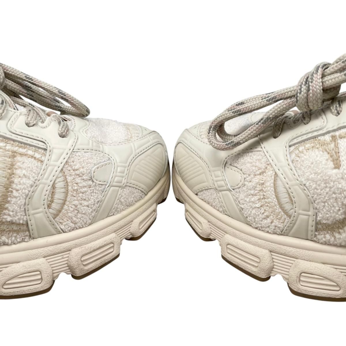 Dior Sneakers Chrono 37 Boa CD Logo White Beige — view 7