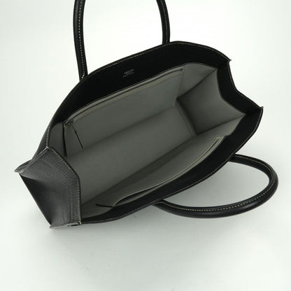 Hermes White Bus GM Tote Schenbre Coromandel Noir Pearl Gray Black Silver — view 6