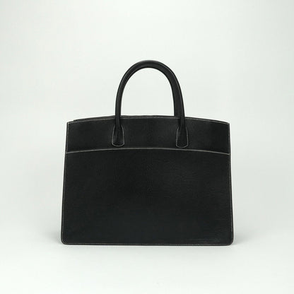 Hermes White Bus GM Tote Schenbre Coromandel Noir Pearl Gray Black Silver