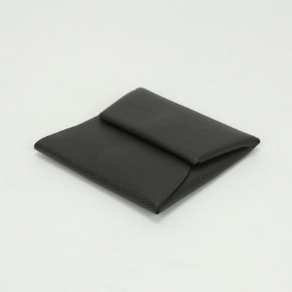 Hermes Bastia Wallet Coin Purse Madame Gray Silver Vo Grimisty Graphite — view 3