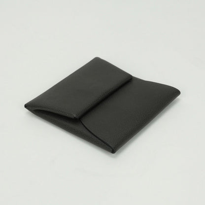 Hermes Bastia Wallet Coin Purse Madame Gray Silver Vo Grimisty Graphite — view 4