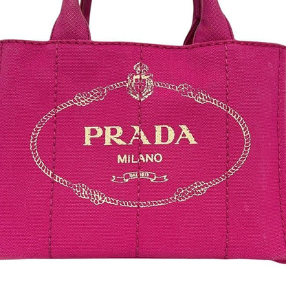Prada Tote Canapa Pink — view 9
