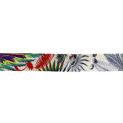 Hermes Ribbon Scarf Twill Multicolor White Phoenix Myth — view 6