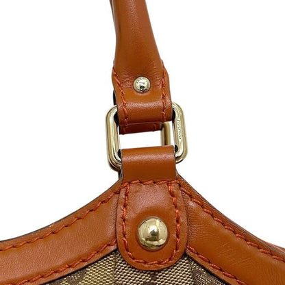 Gucci Tote Beige Orange GG Canvas Interlocking — view 9