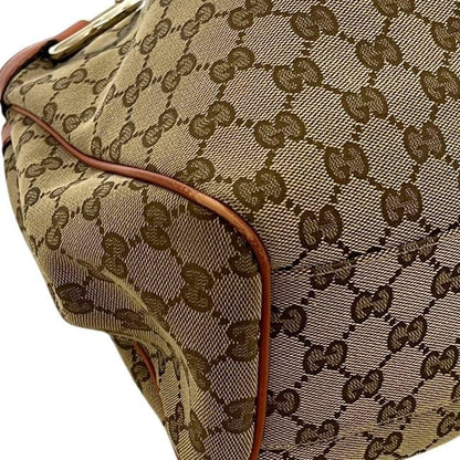 Gucci Tote Beige Orange GG Canvas Interlocking — view 5