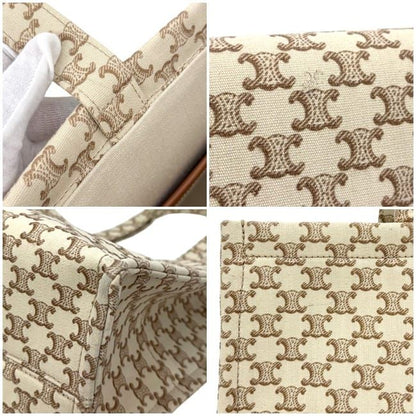 Celine Tote Large Cabas Thais Beige Brown Triomphe — view 4