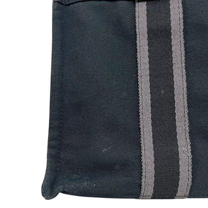 Hermes Handbag Deauville PM Black Canvas — view 8