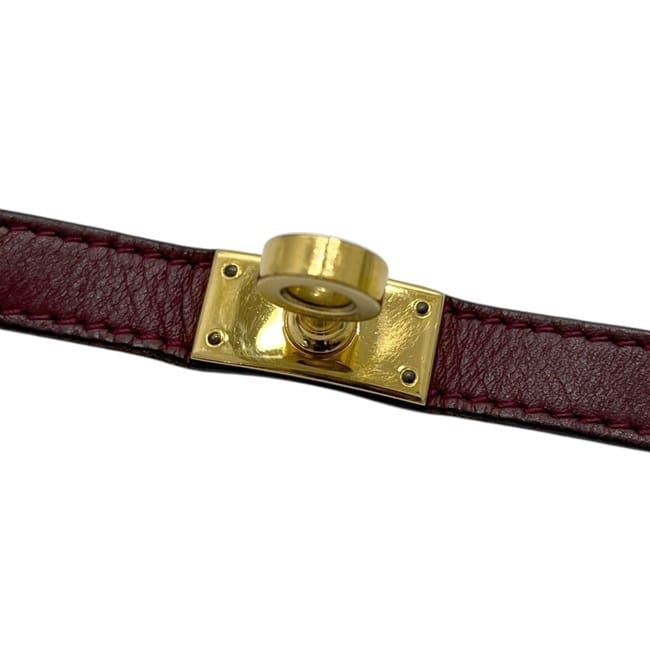 Hermes Bracelet Kelly Double Tour Bordeaux — view 8
