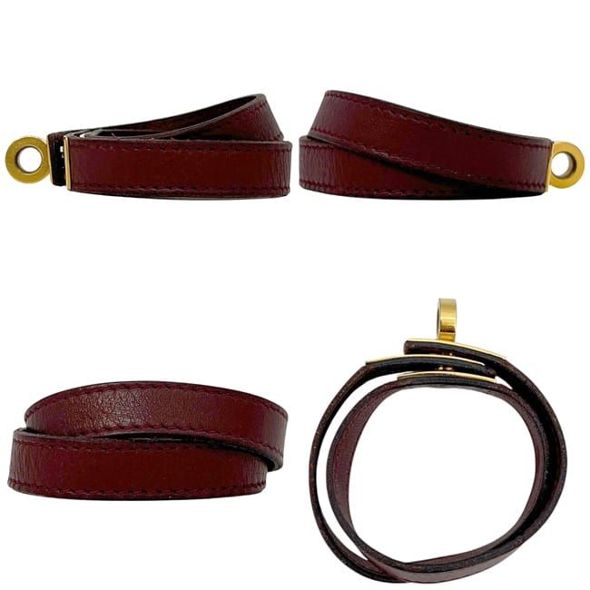 Hermes Bracelet Kelly Double Tour Bordeaux — view 2
